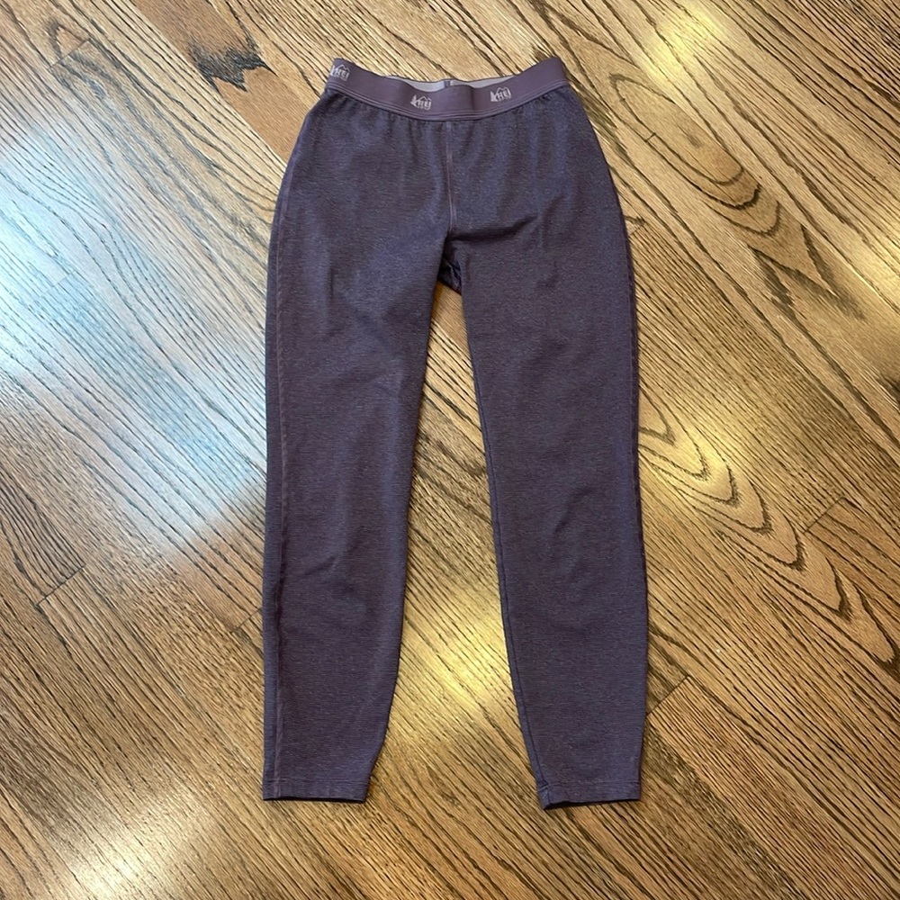 REI kids purple synthetic legging. Size small.